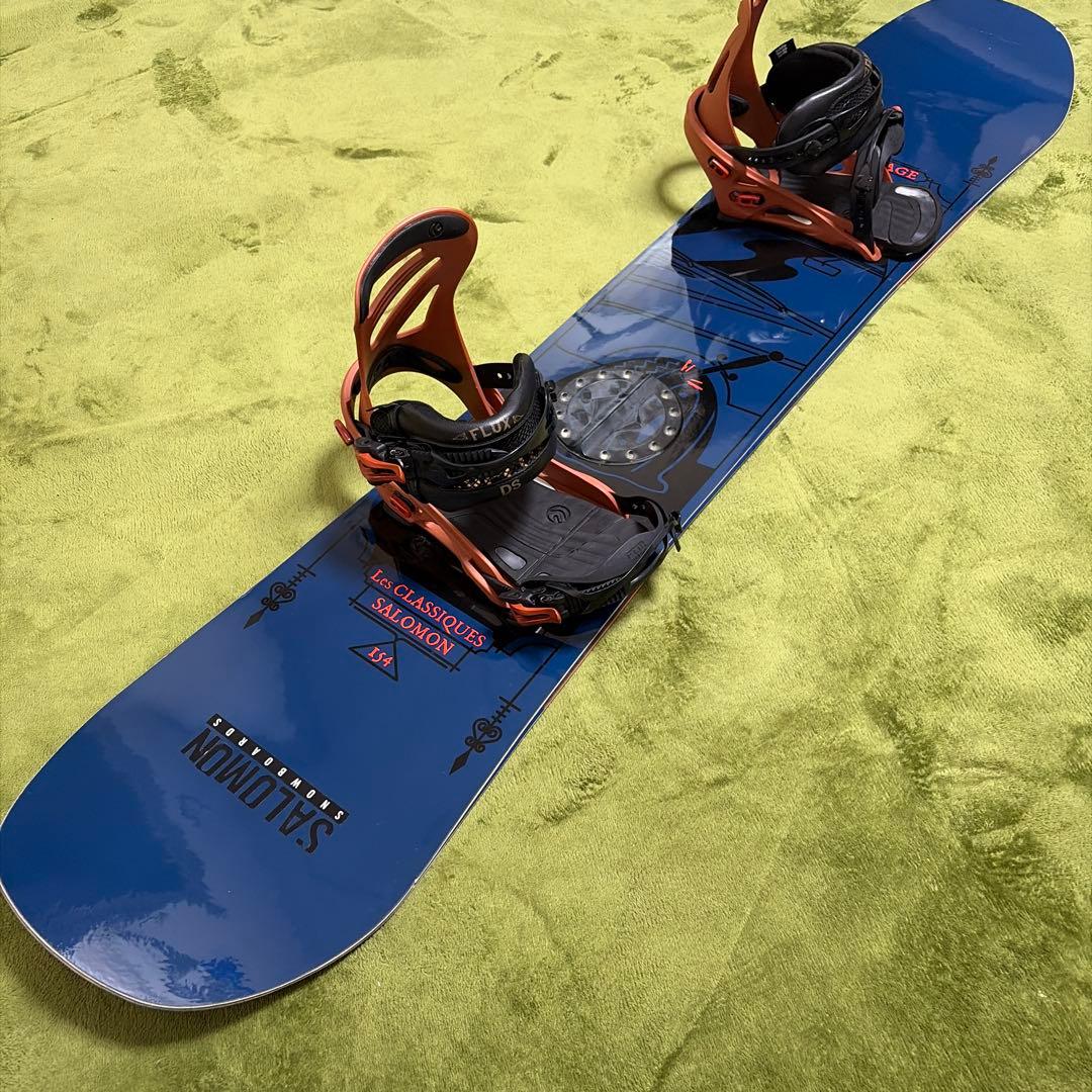 【美品】SALOMON SABOTAGE 154 FLUX DS Mスノーボード