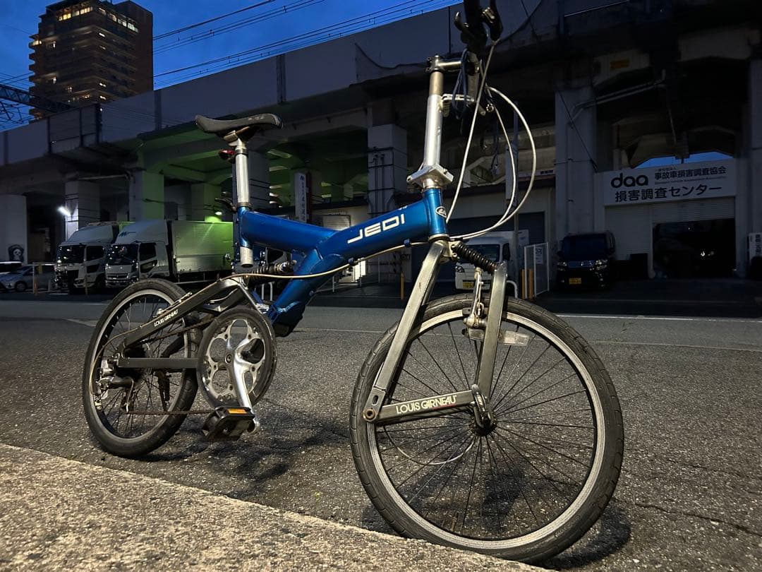 kimoolish専用ルイガノ「JEDI 」ブルー&ガンメタ自転車ミニベロです。