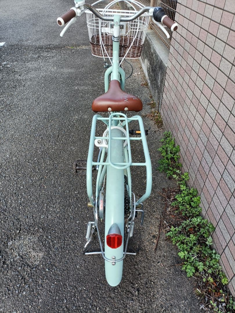 【引取限定】マハロエル　6段変速　子供用自転車　ミントグリーン
