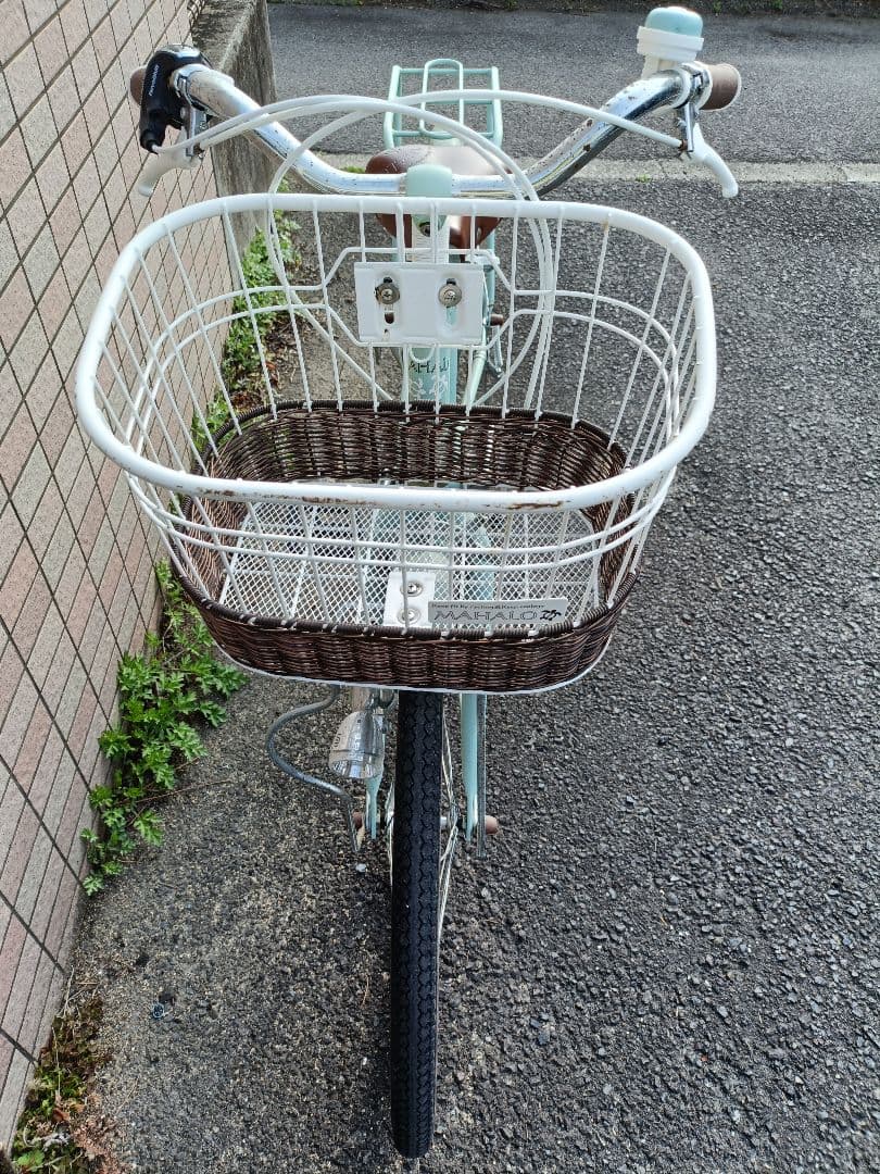 【引取限定】マハロエル　6段変速　子供用自転車　ミントグリーン
