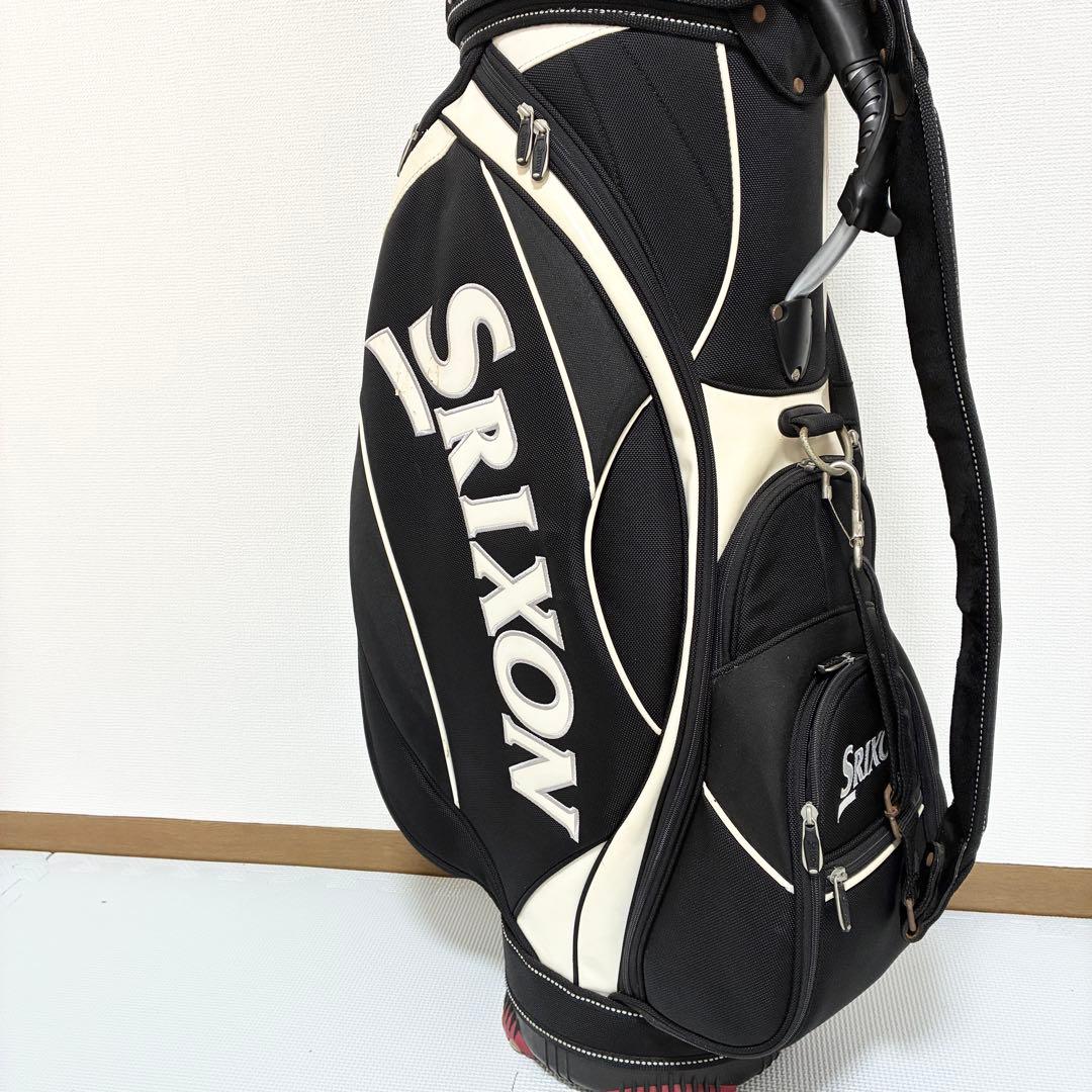 SRIXON スリクソン キャディバッグ ブラック ゴルフバッグ カート式