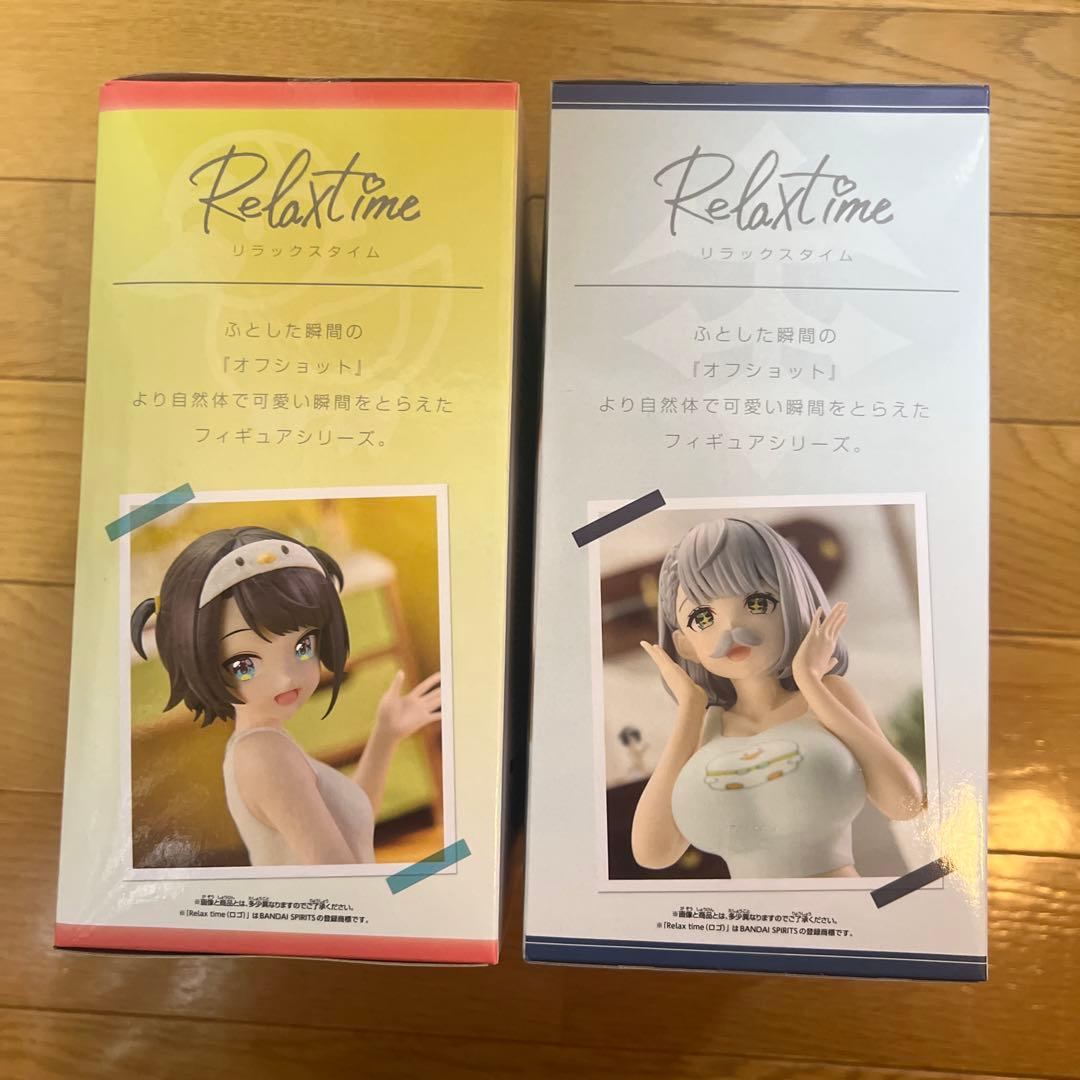 ホロライブ Relax time 大空スバル&白銀ノエル フィギュア 12箱