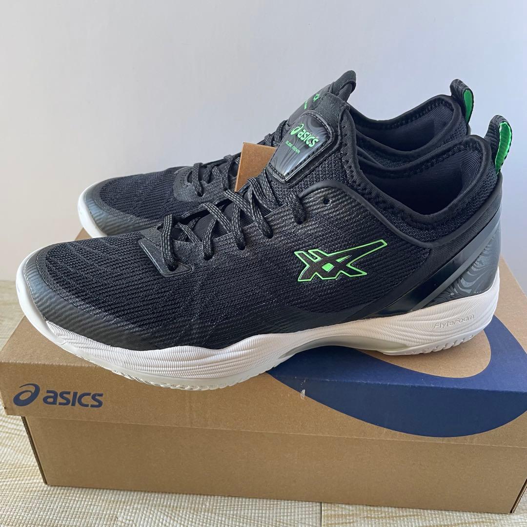 新品未使用　asics バスケットボールシューズ 黒　25