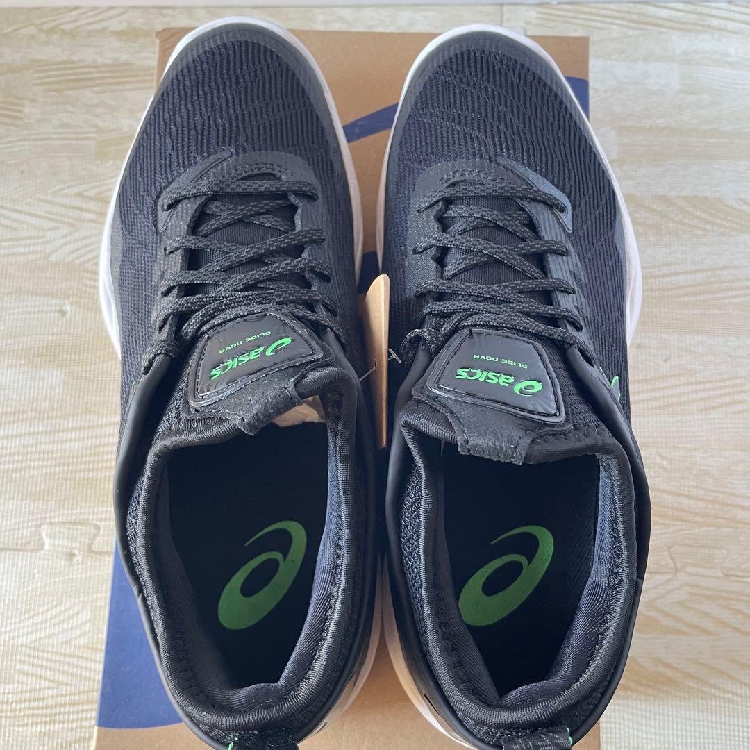新品未使用　asics バスケットボールシューズ 黒　25