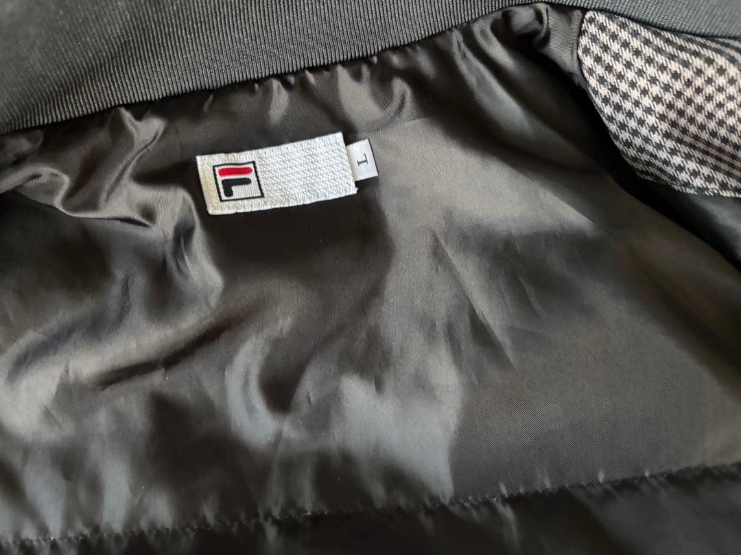 【再値下げ】2024年AW FILA チェック柄 ジャケット L
