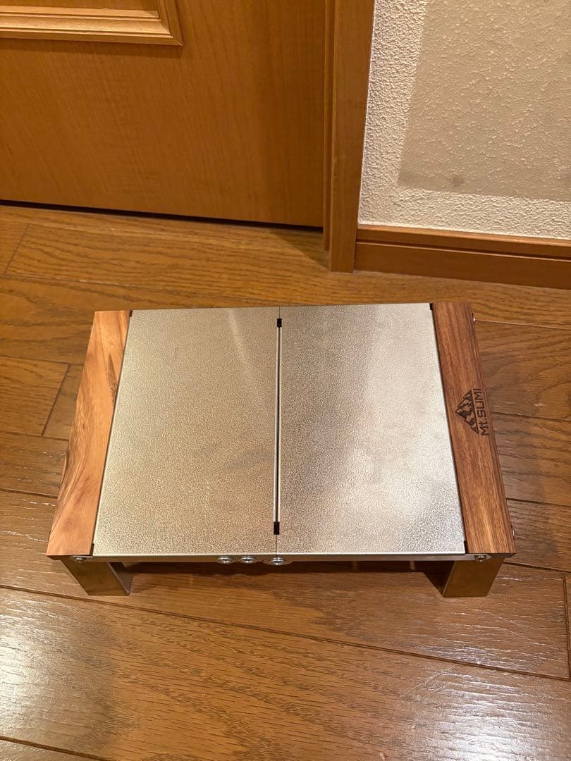 美品　マウントスミ　焚き火サイドタフテーブル　レギュラーサイズミニサイズ　セット