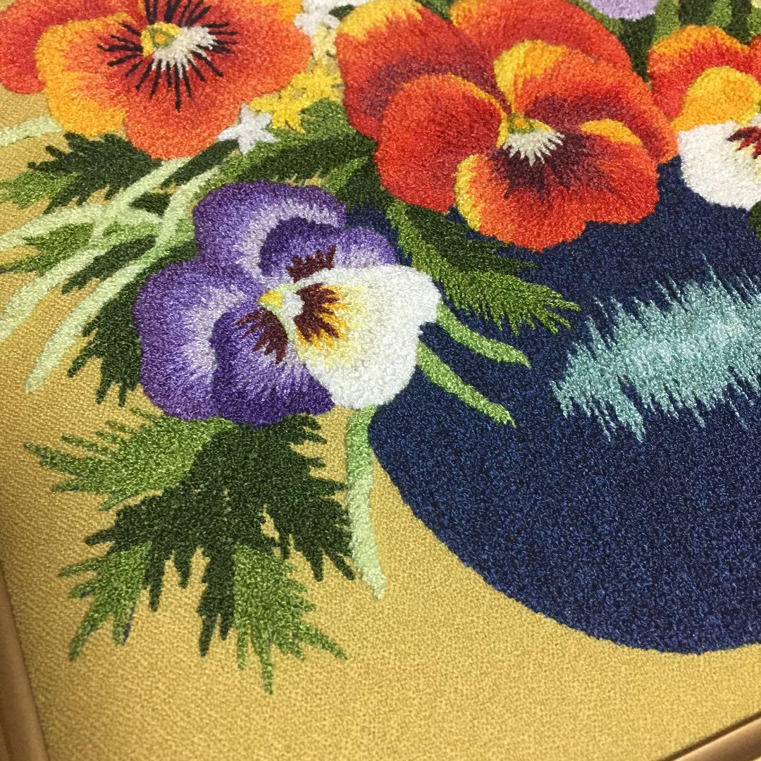 松嶋文化刺繍/刺繍インテリア/額縁入/絵画