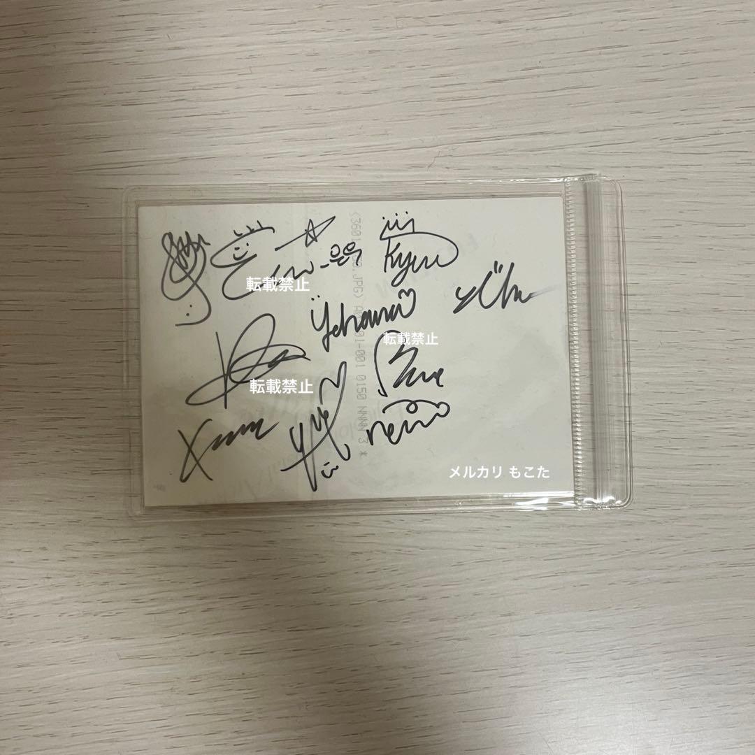 PRISTIN サイン入り 写真 サノク WEE WOO 公式スローガン セット