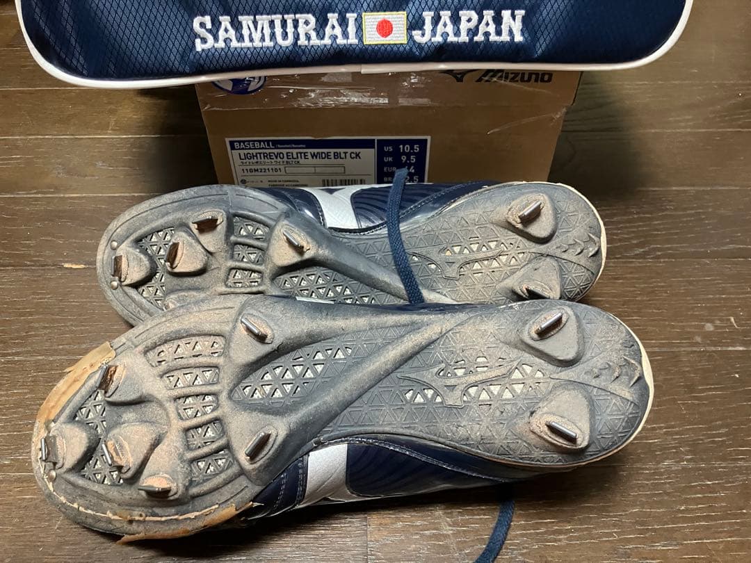 野球日本代表選手実使用 支給品 SAMURAI JAPAN スパイク 28.5㎝