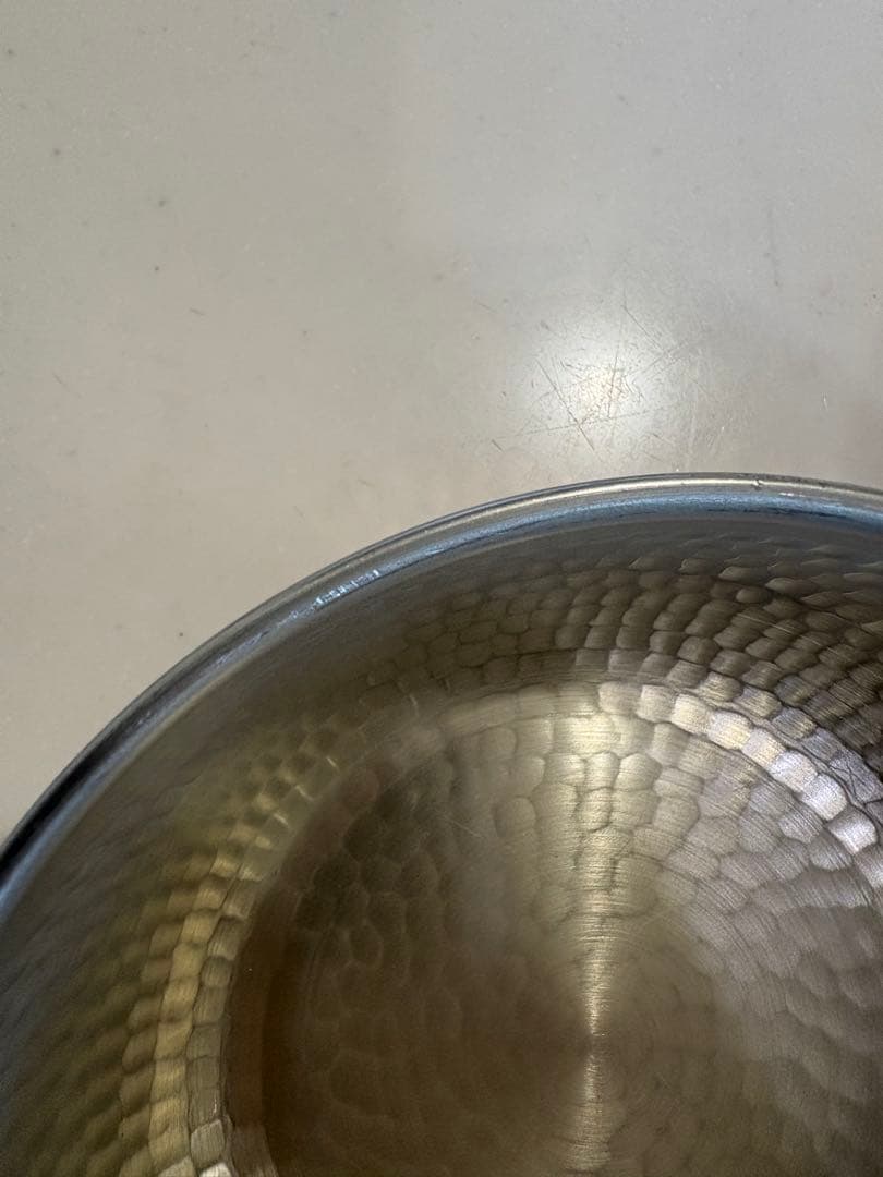 美品　新光堂 純銅手造りおろし器 4寸　13cm