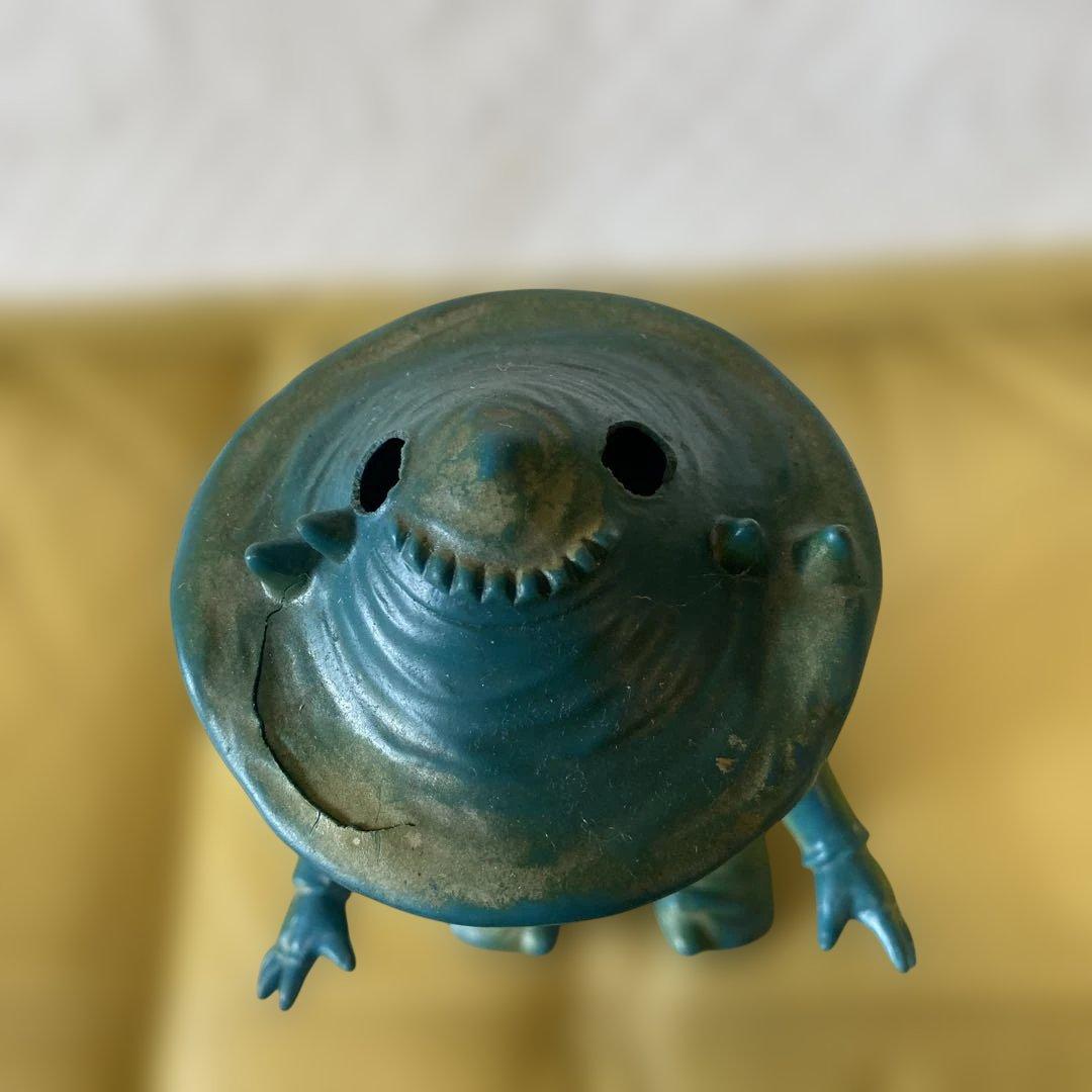 カネゴン　ソフビ　当時モノ　※ジャンク品