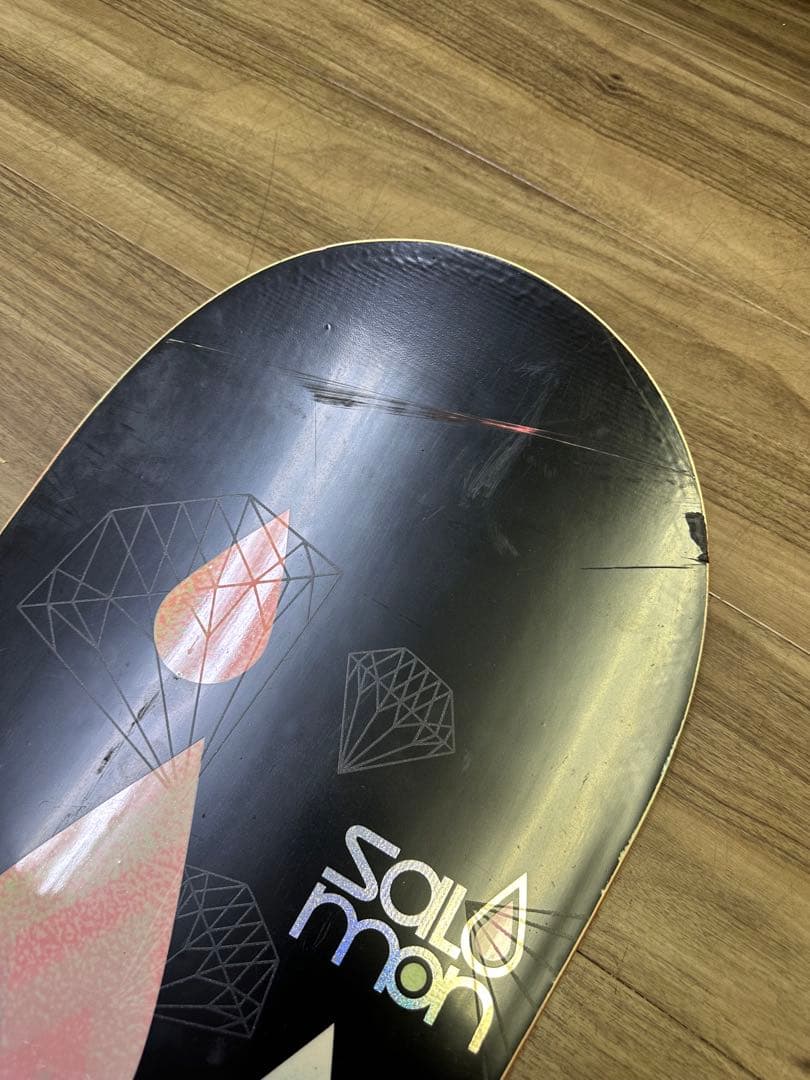 スノーボード SALOMON 143cmバインディングSALOMON S/M