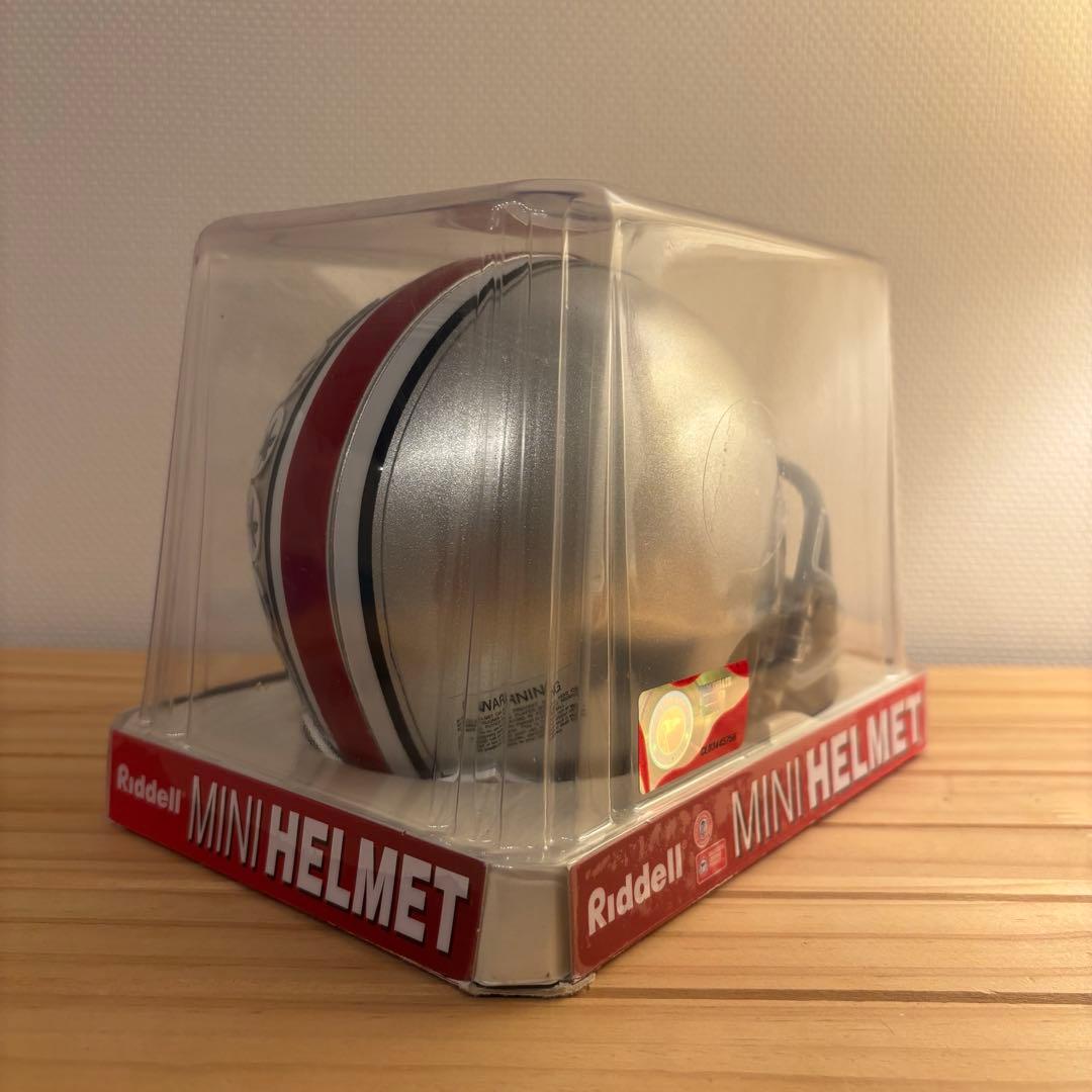 Riddell オハイオ州バックアイズ アメフト ミニフットボールヘルメット