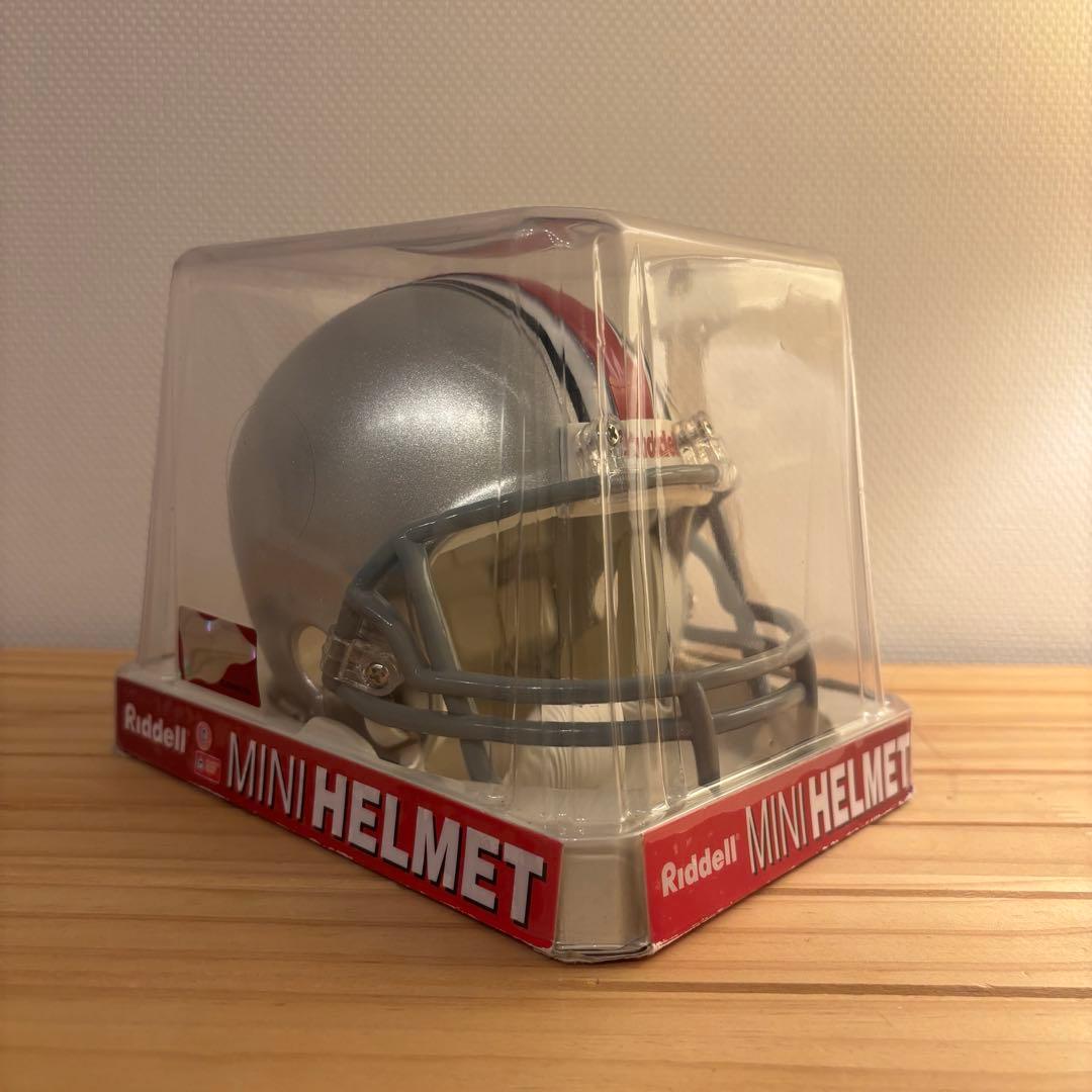 Riddell オハイオ州バックアイズ アメフト ミニフットボールヘルメット