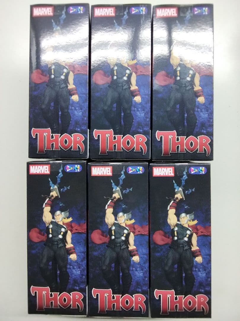 MARVEL ACT/CUT プレミアムフィギュア THOR 6体セット