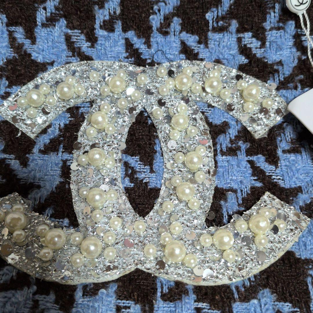 CHANEL ハウンドトゥース トートバッグノベルティ