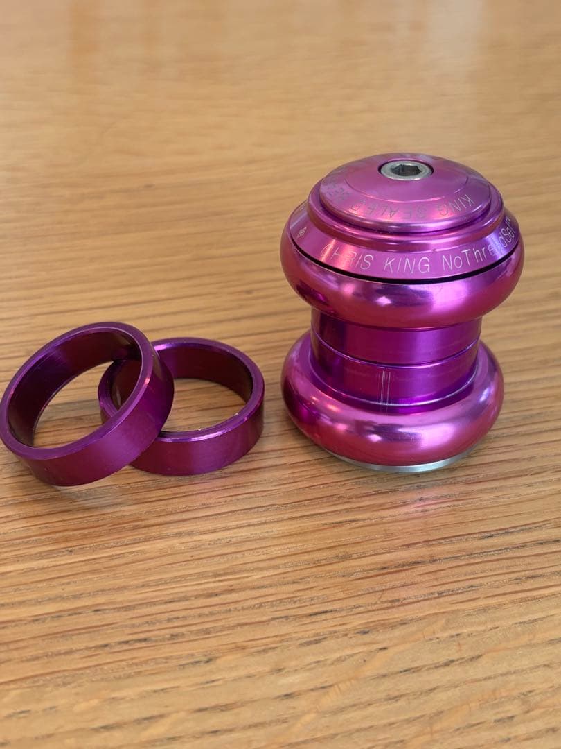 CHRIS KING ビンテージ ヘッドパーツ パープル クリスキング