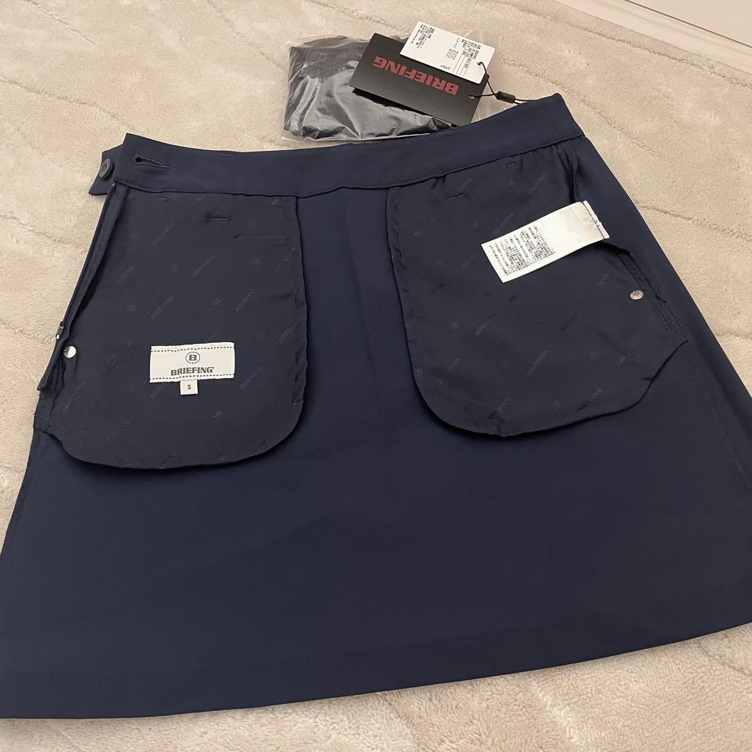 新品★47,300円 黒紺S BRIEFING 上下２枚 ゴルフセットアップ