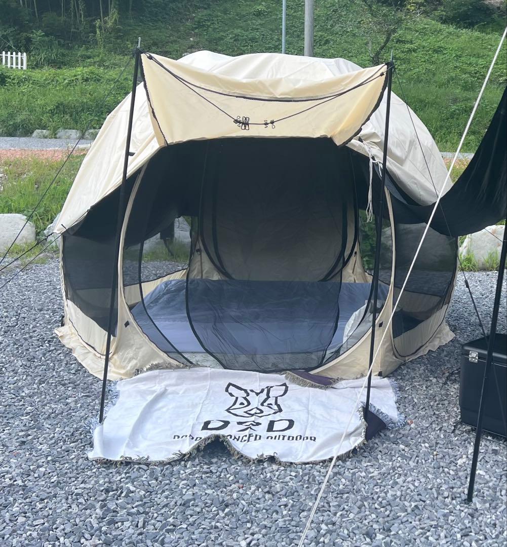 ポップアップリビング テント ワンタッチテント 防水 フルセット キャンプ 災害