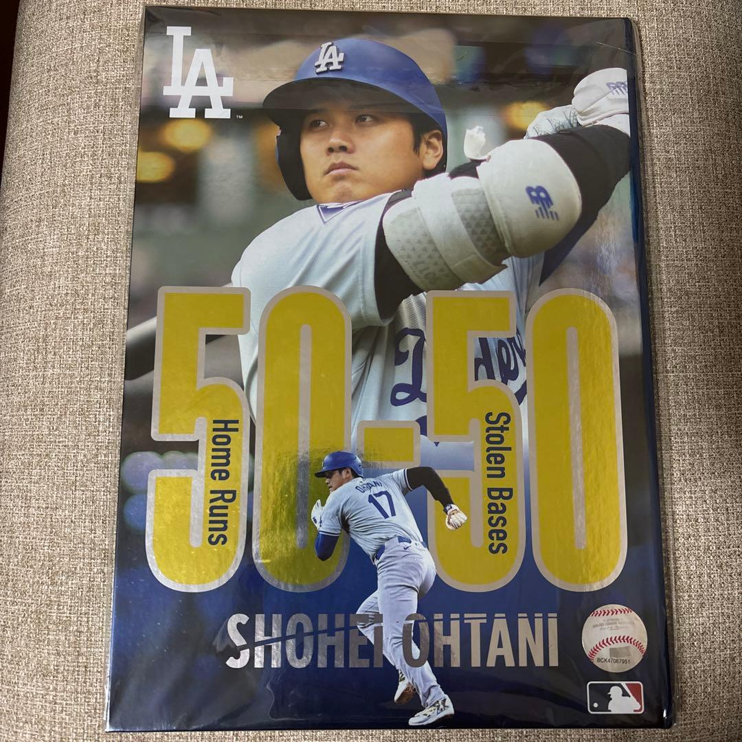 大谷翔平　プレミアムフレーム　切手セット 50-50 達成&2024NL.HR王