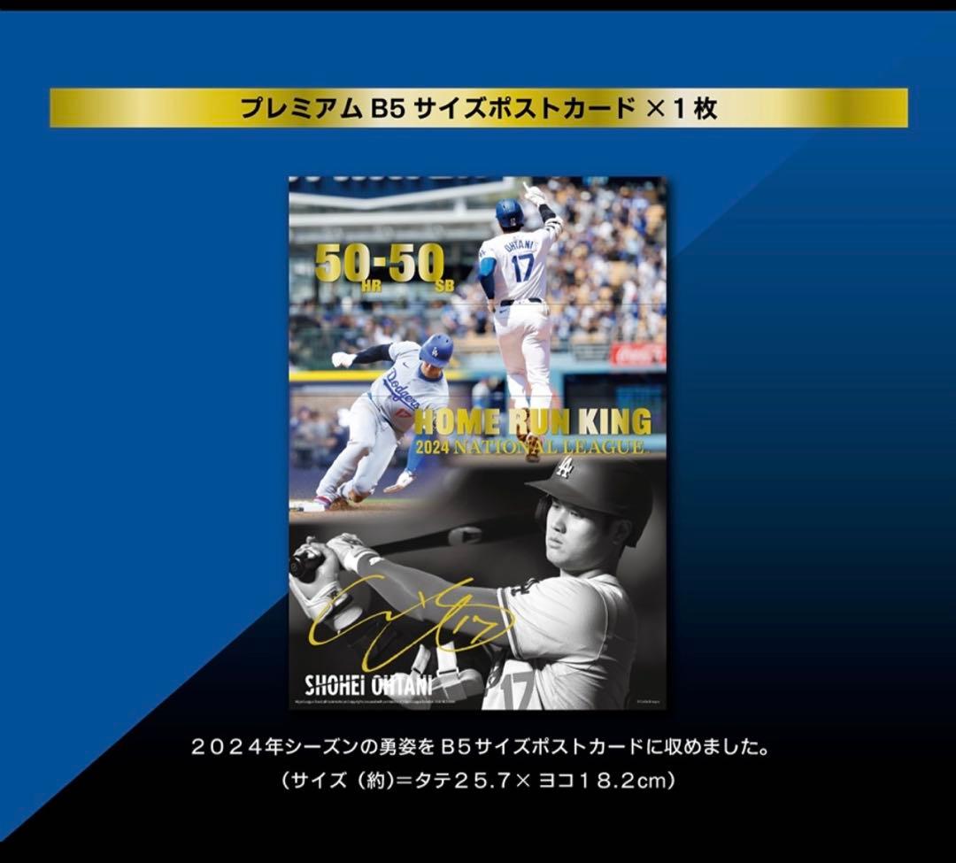 大谷翔平　プレミアムフレーム　切手セット 50-50 達成&2024NL.HR王