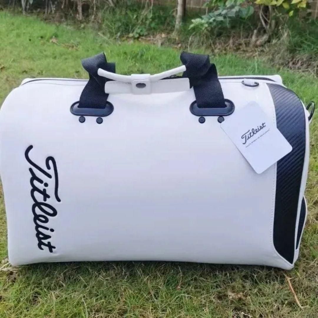 titleist ゴルフ ボストンバッグ ホワイト タイトリスト ゴルフ服