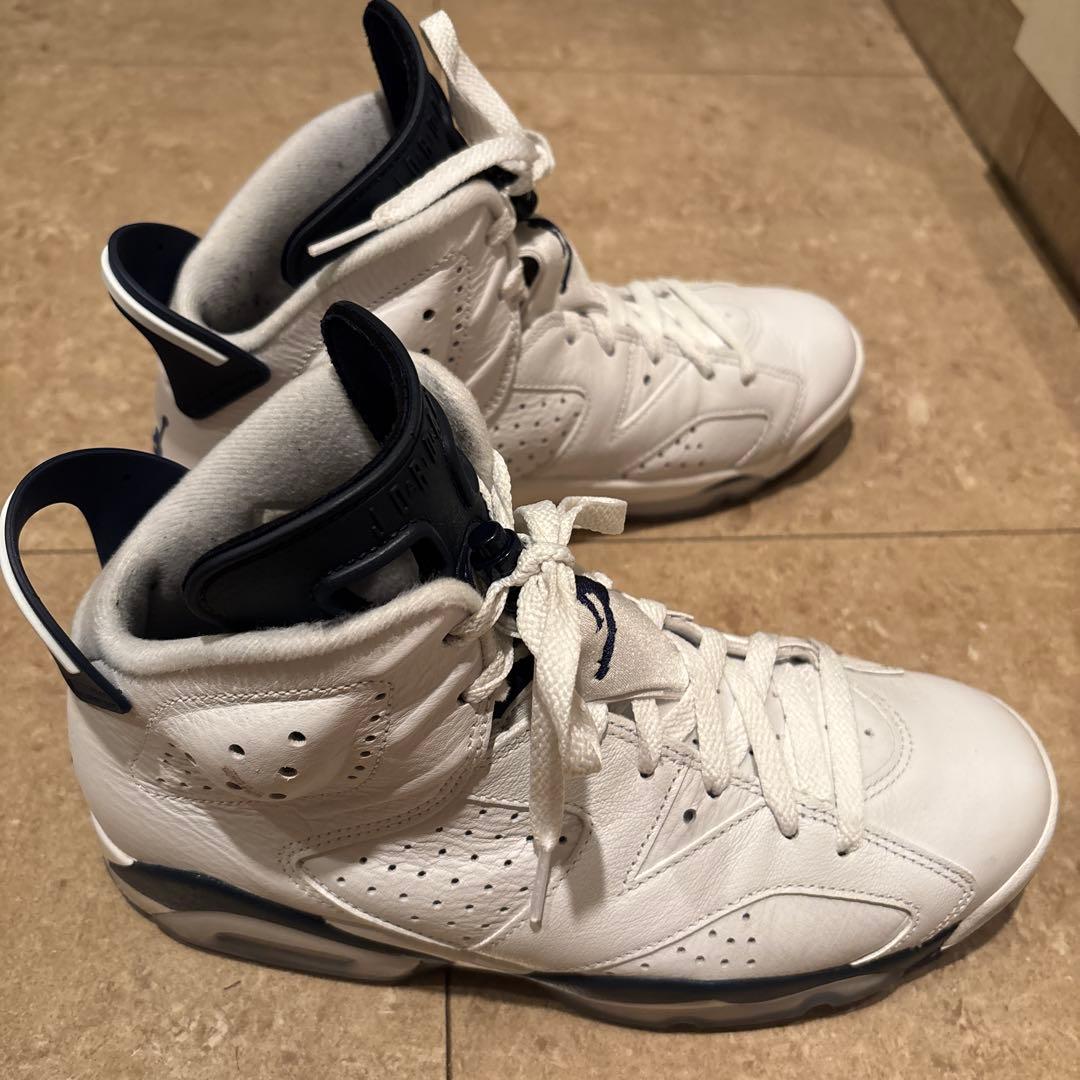 Air Jordan 6 ホワイト/ネイビー