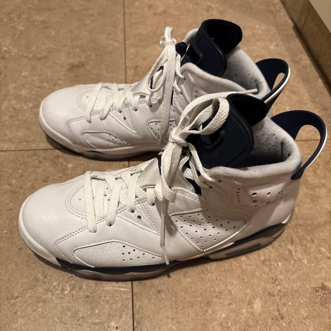 Air Jordan 6 ホワイト/ネイビー