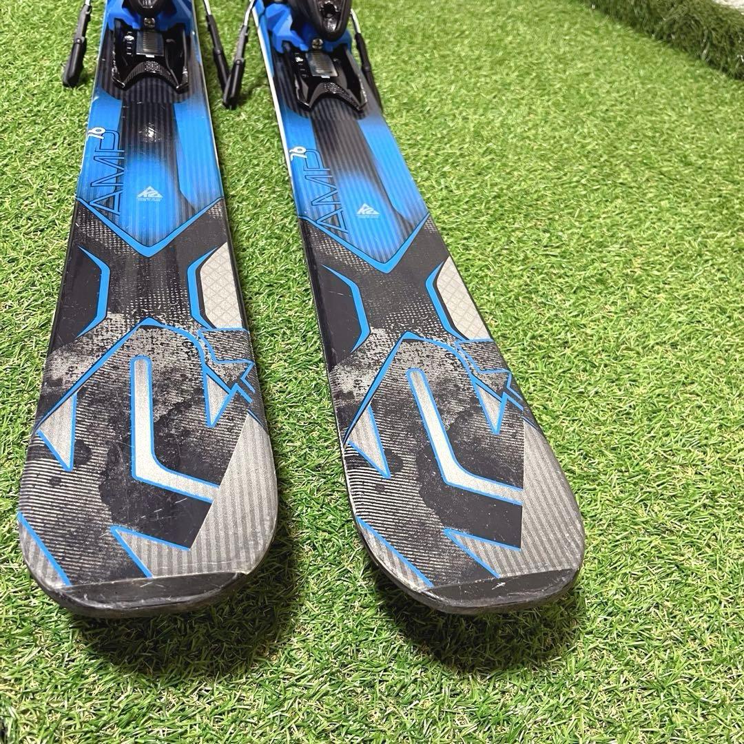 K2 AMP76 スキー板163cm 解放値3-10 ソール 258-360mm