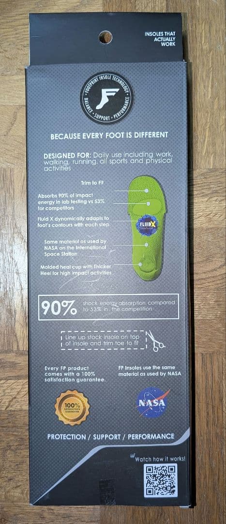 スケートボード FOOT PRINT KINGFOAM ORTHOTICS FLUID X