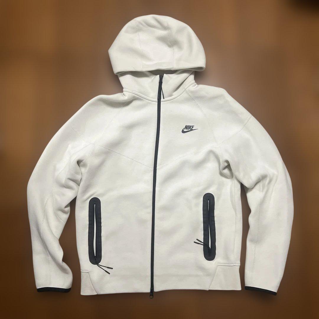 Nike ナイキ テックフリース セットアップ アイボリー パーカー パンツ