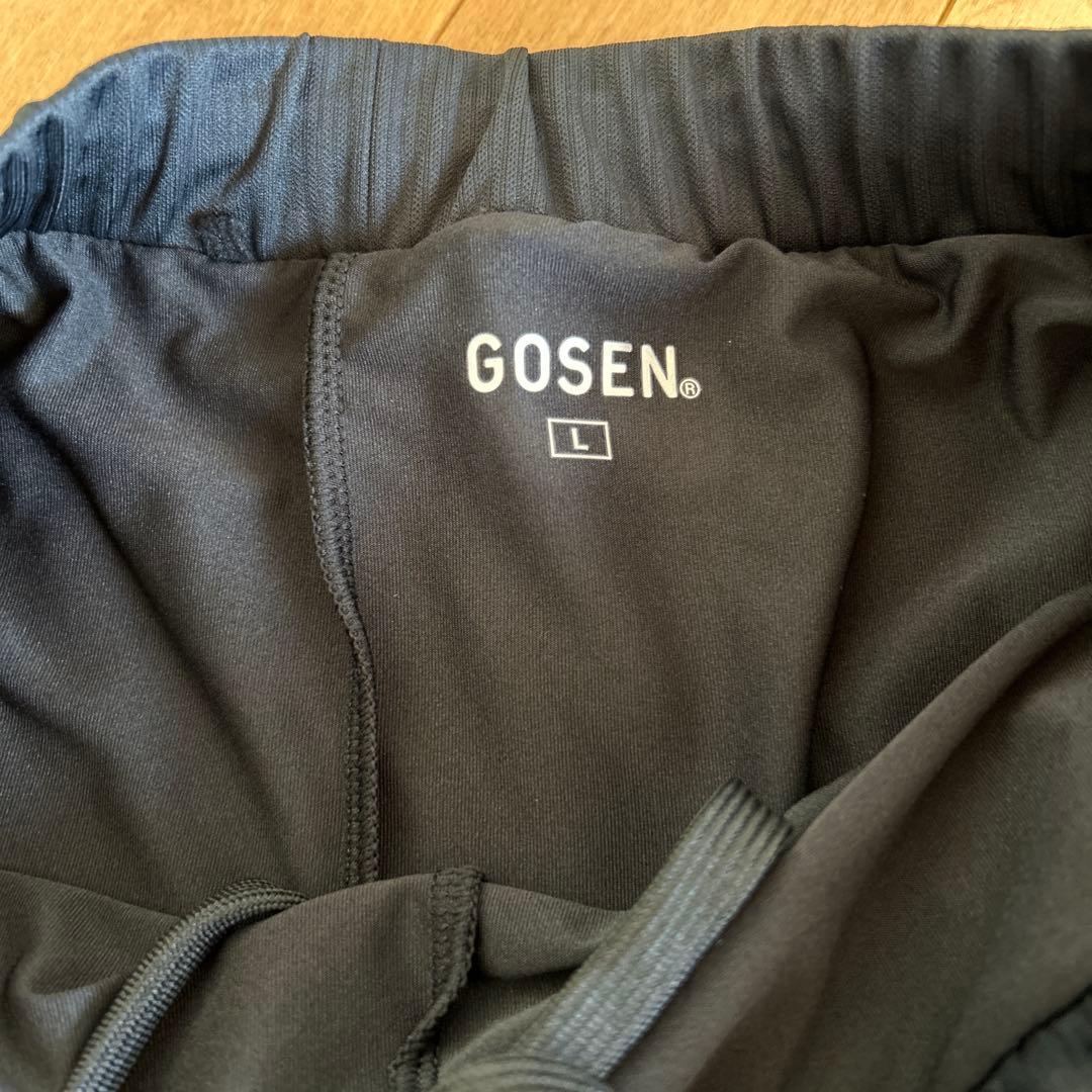 GOSEN 幾何学模様 Tシャツ 黒/白/ピンク　上下セット