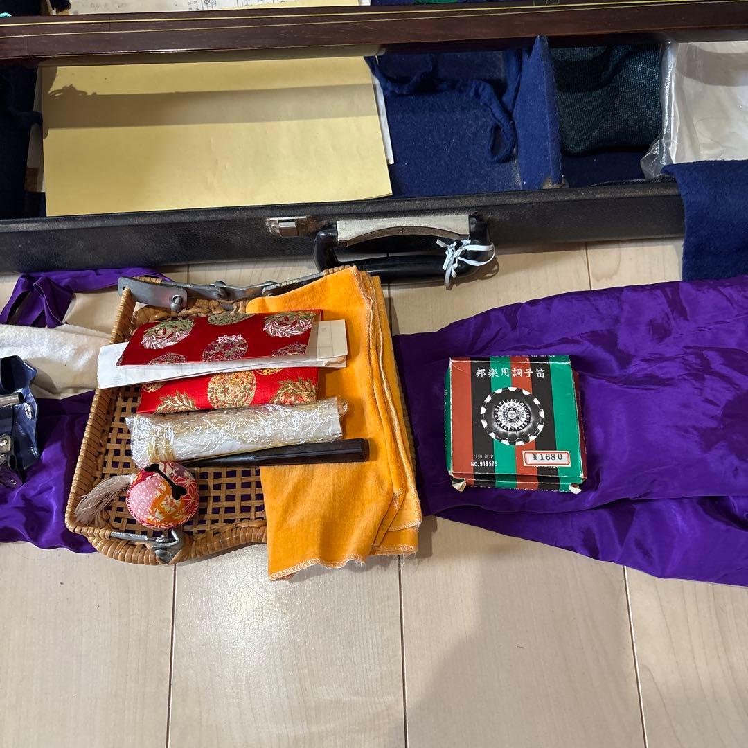 三味線　ケース付き　現状品