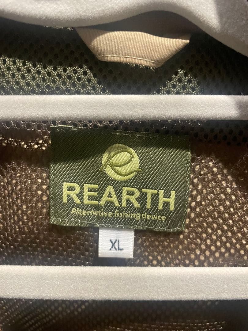 リアスREARTH XL ベージュ フィッシングベスト