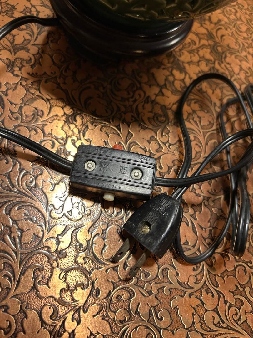 昭和レトロ アンティーク 壺 テーブルランプ