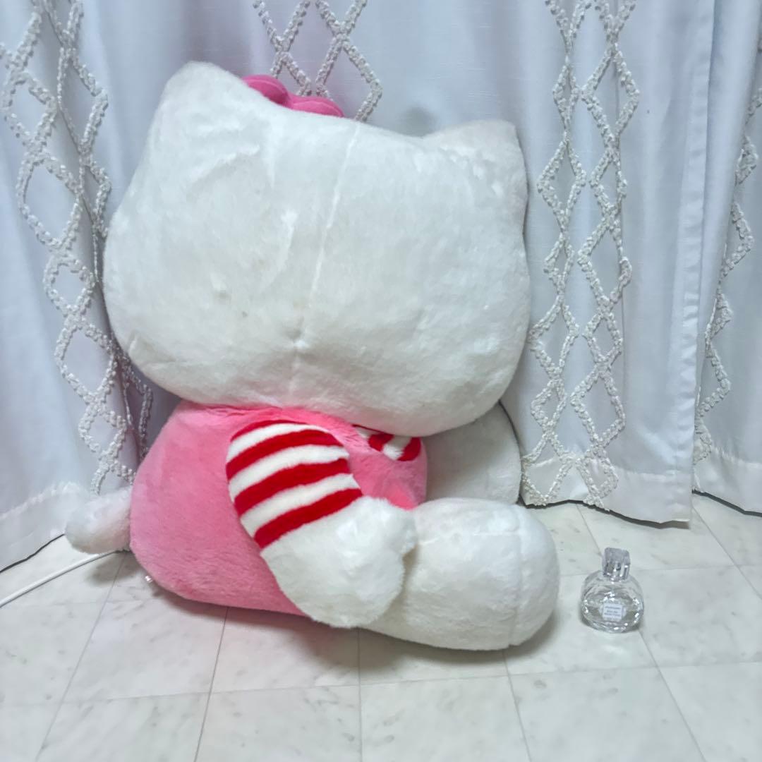 ハローキティ ぬいぐるみ 特大 横向き