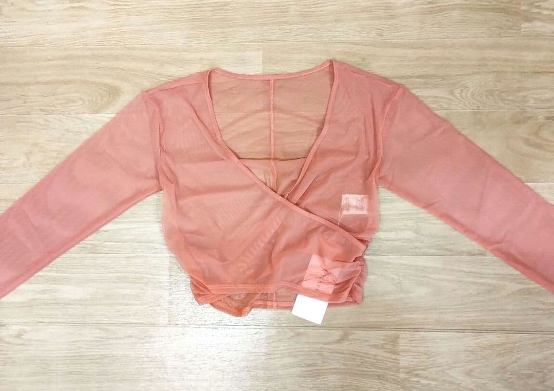 期間限定お値下げ！新品　チャコット　トップス　シアーカシュクール　Ｍ
