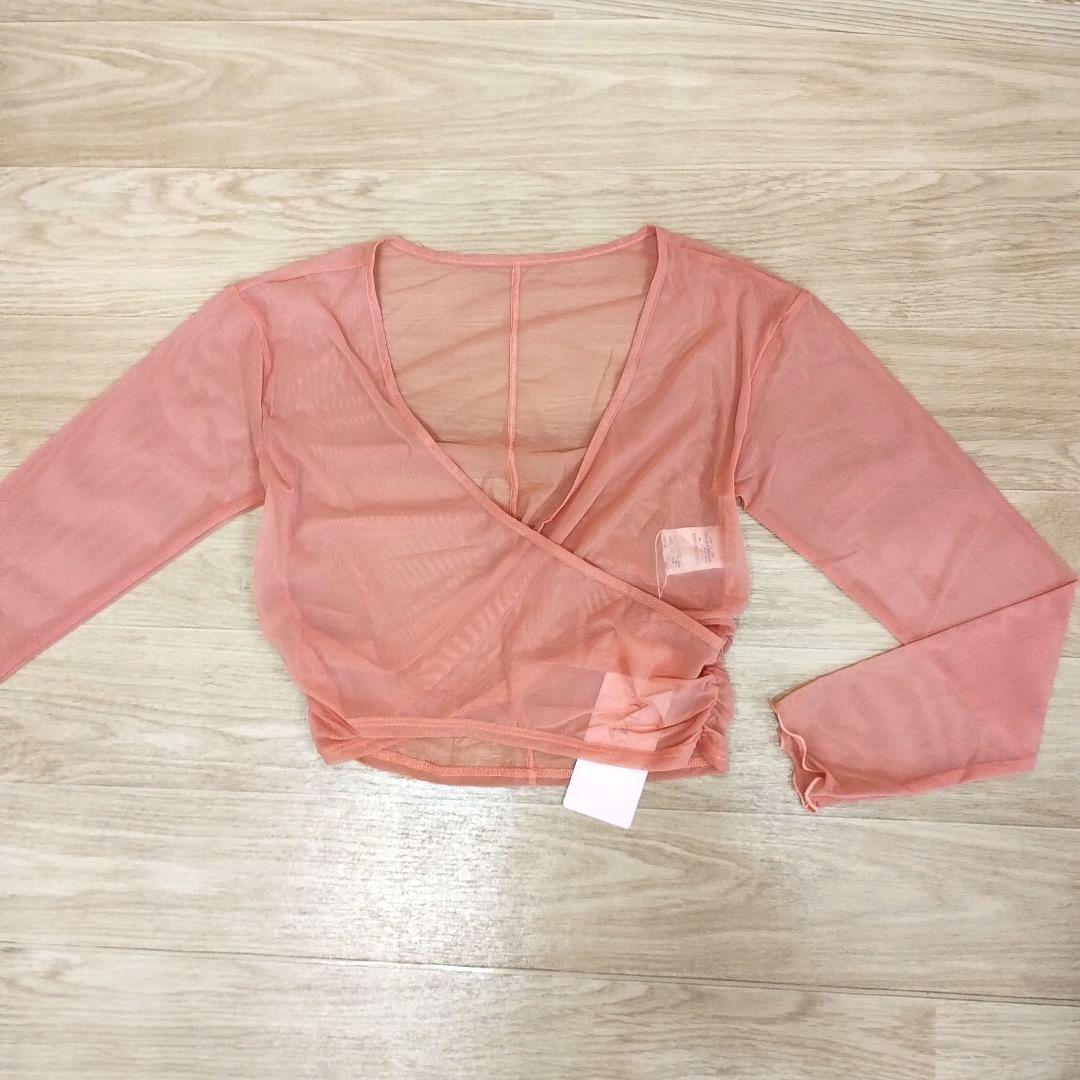 期間限定お値下げ！新品　チャコット　トップス　シアーカシュクール　Ｍ