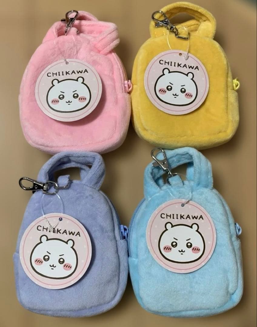 ちいかわてのひらバッグ　４種セット