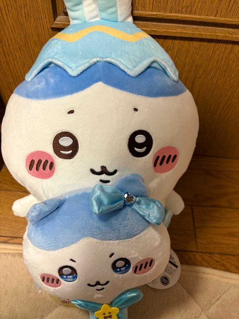 ハチワレ 4本セット ぬいぐるみ2個 てのひらバッグ 超まじかるぬいぐるみミラー