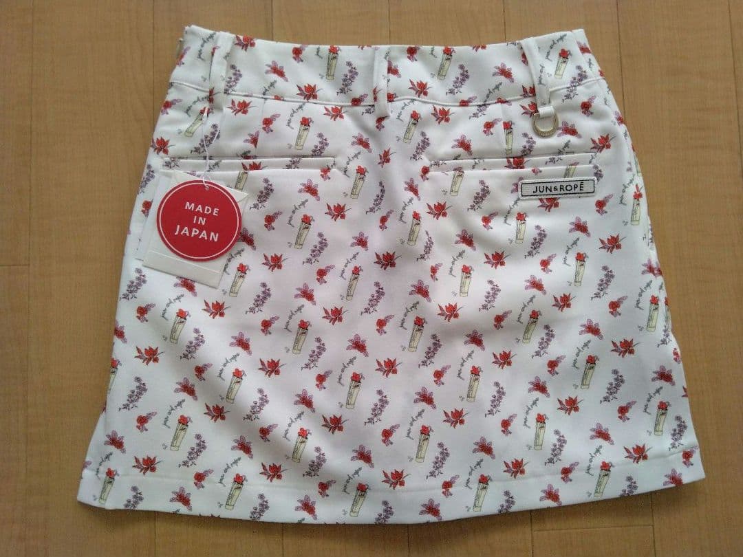 約65％オフ【新品】JUN & ROPE インナーパンツ一体型 花柄スカート Ｓ