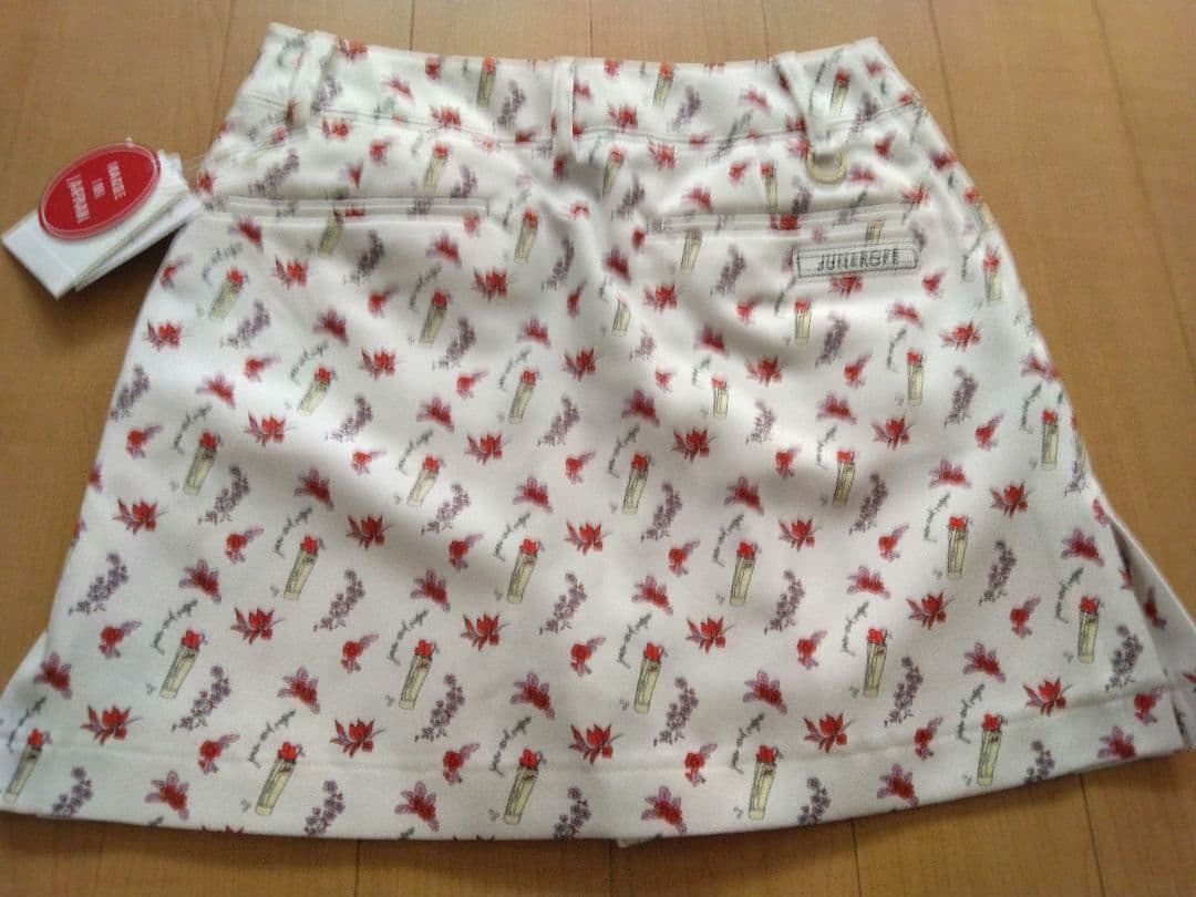 約65％オフ【新品】JUN & ROPE インナーパンツ一体型 花柄スカート Ｓ