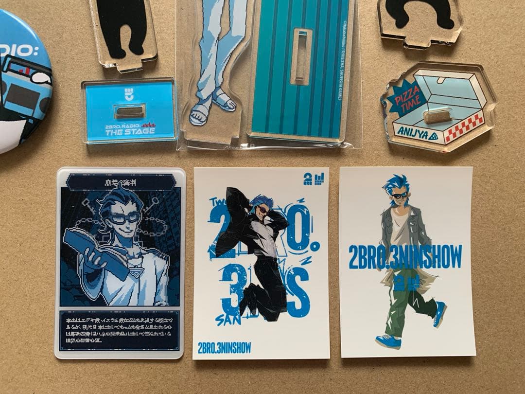 2BRO. 兄者 セット まとめ売り アクスタ 缶バッジ ステッカー カード