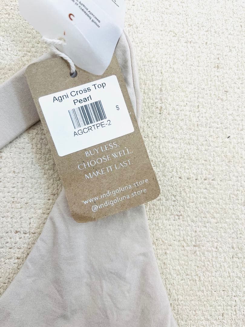 y*o様 新品　Indigo luna ◆Agni Cross Top Pear