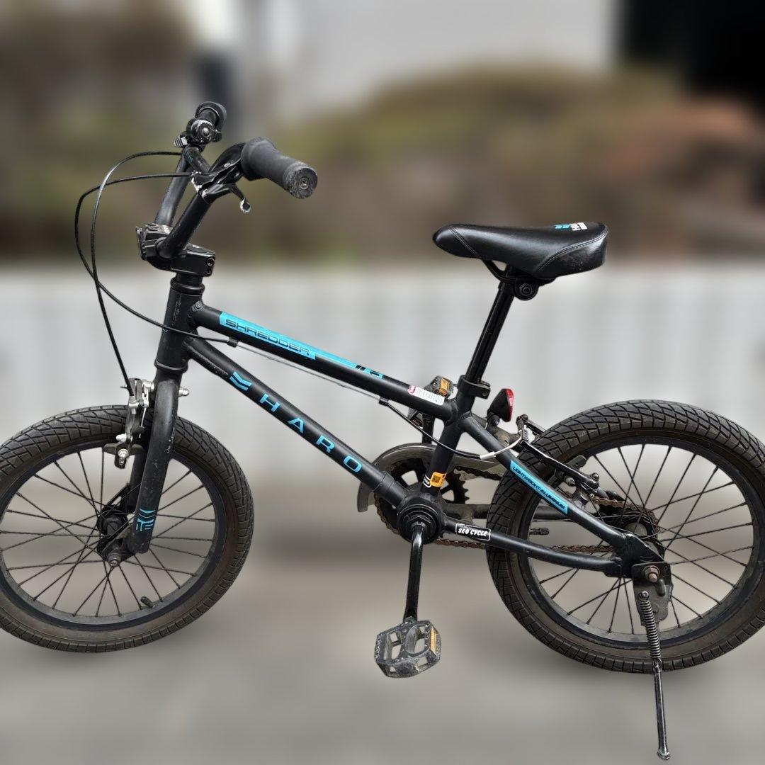 16インチHaro 子供用自転車 シュレッダー ブラック/ブルー
