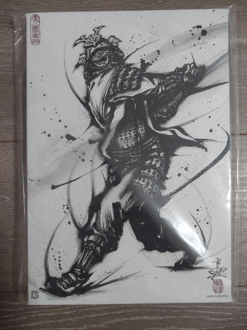 【未使用】坂本勇人選手×武人画師 こうじょう雅之 コラボ ファブリックボード