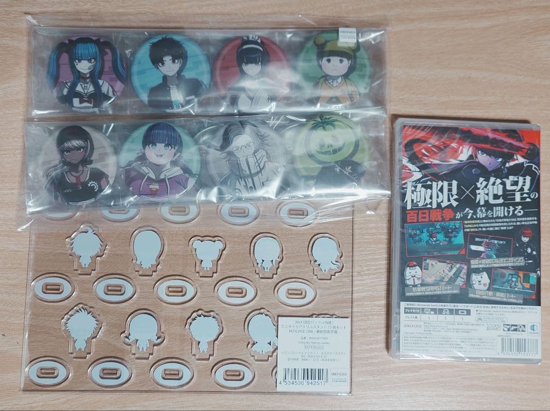 ハンドレッドライン　ソフト&アクスタ&缶バッジまとめ売り　ハンドラ