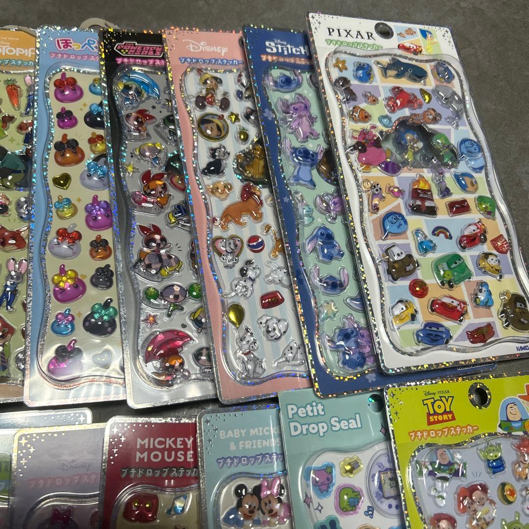 プチドロップステッカー　シール　１７枚セット　まとめ売り