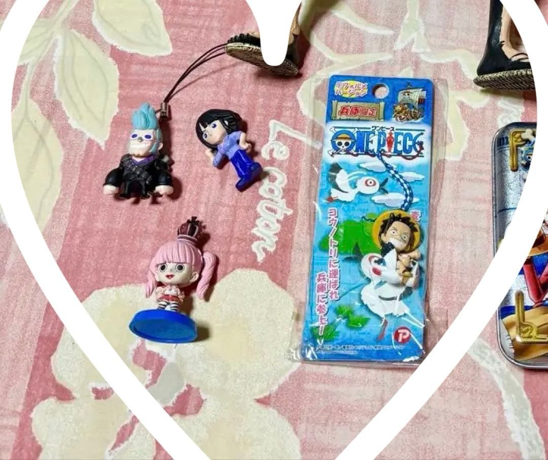 6点　ONEPIECE◆彩色王頂上決戦 ルフィ◆ストラップ・空缶・フィギュア