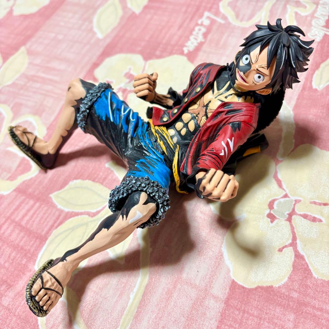 6点　ONEPIECE◆彩色王頂上決戦 ルフィ◆ストラップ・空缶・フィギュア